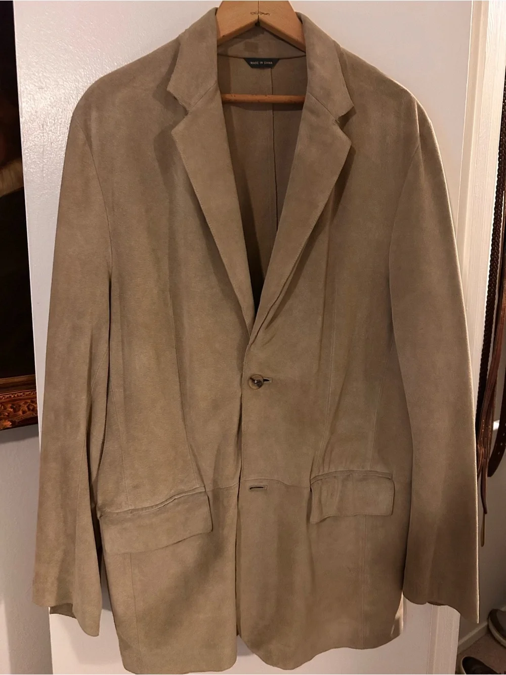 Vintage Banana Republic, suede blazer 40R